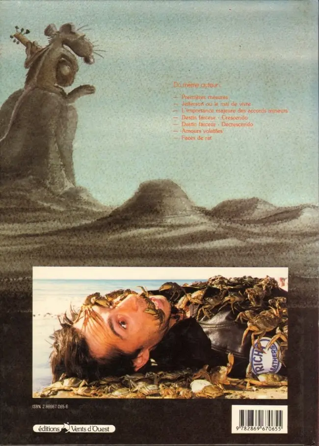Verso de l'album Pacush Blues Tome 6 Sixte mineure : Le mal de mer
