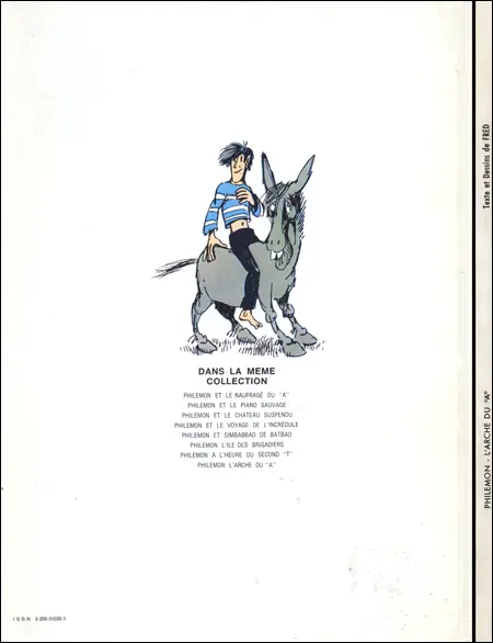 Verso de l'album Philémon Tome 9 L'arche du A