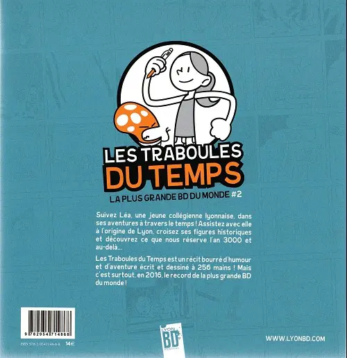 Verso de l'album La Plus grande BD du monde Tome 2 Les traboules du temps