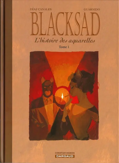 Couverture de l'album Blacksad L'histoire des aquarelles Tome 1