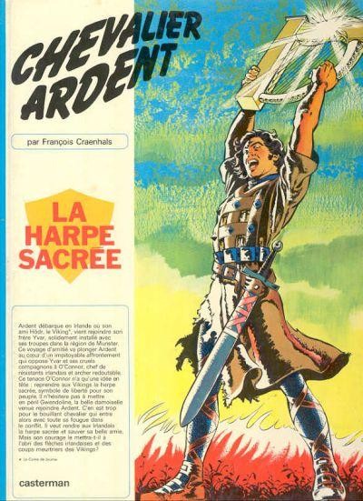 Couverture de l'album Chevalier Ardent Tome 5 La harpe sacrée