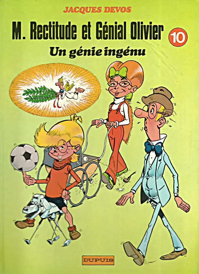 Couverture de l'album M. Rectitude et Génial Olivier Tome 10 Un génie ingénu