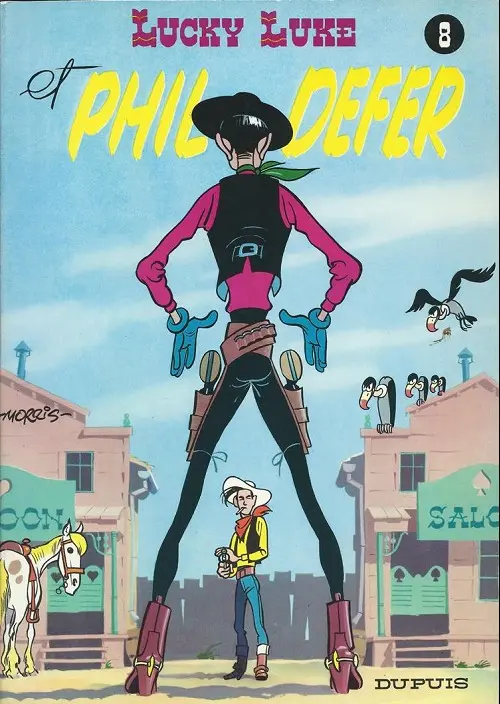 Couverture de l'album Lucky Luke Tome 8 Lucky Luke et Phil Defer