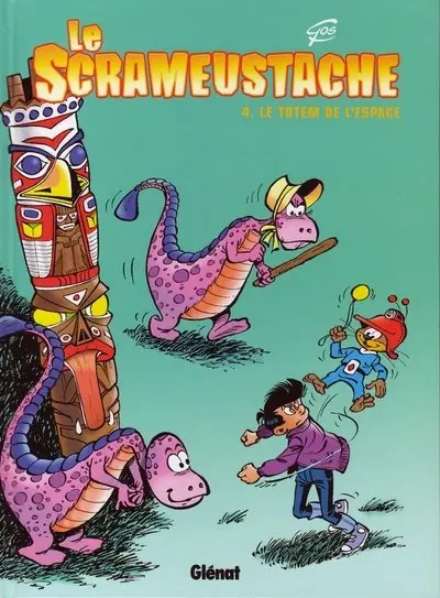Couverture de l'album Le Scrameustache Tome 4 Le totem de l'espace