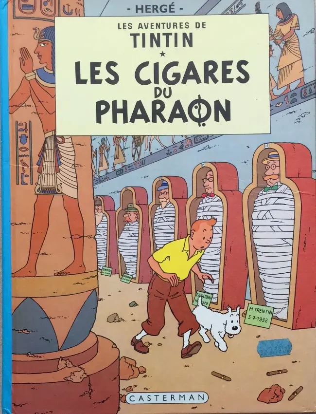 Couverture de l'album Tintin Tome 4 Les cigares du pharaon