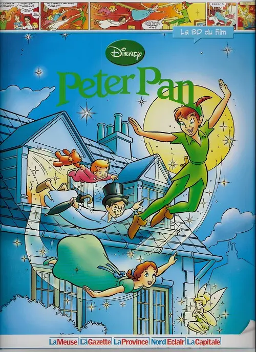 Couverture de l'album Disney - La BD du film Tome 12 Peter pan
