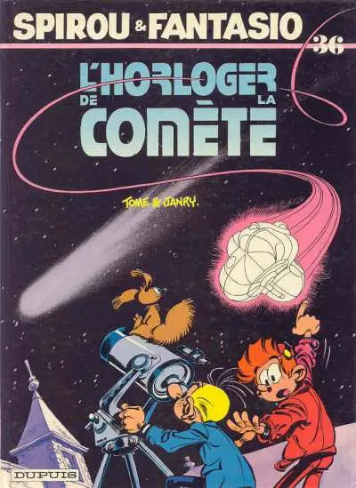 Couverture de l'album Spirou et Fantasio Tome 36 L'horloger de la comète