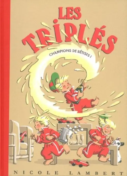 Couverture de l'album Les Triplés Tome 14 Les Triplés champions des bêtises