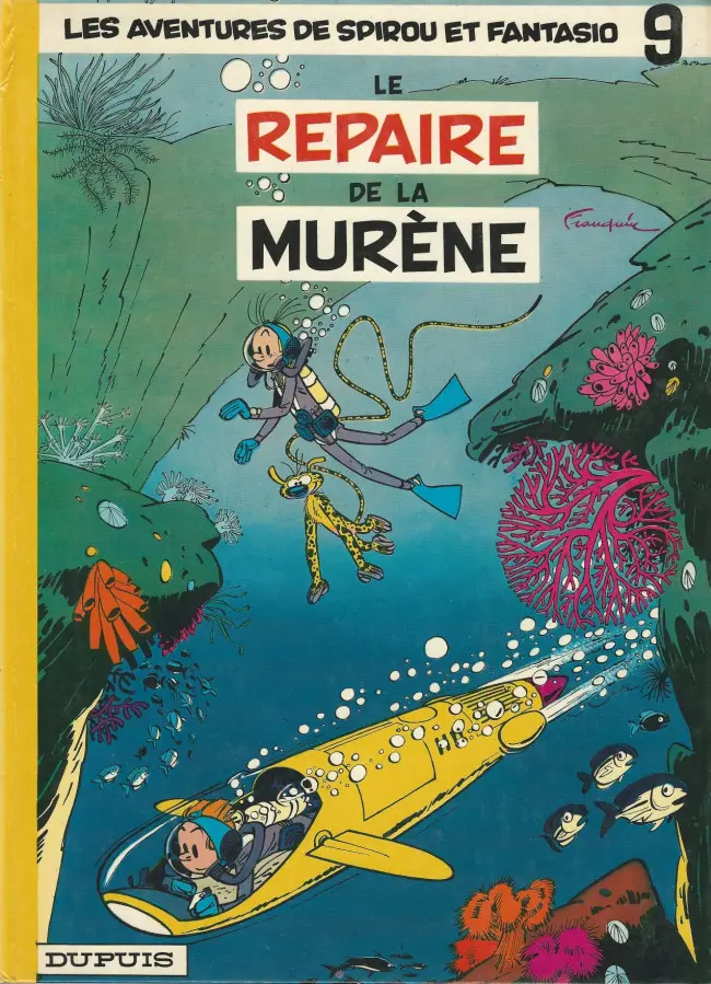 Couverture de l'album Spirou et Fantasio Tome 9 Le repaire de la murène