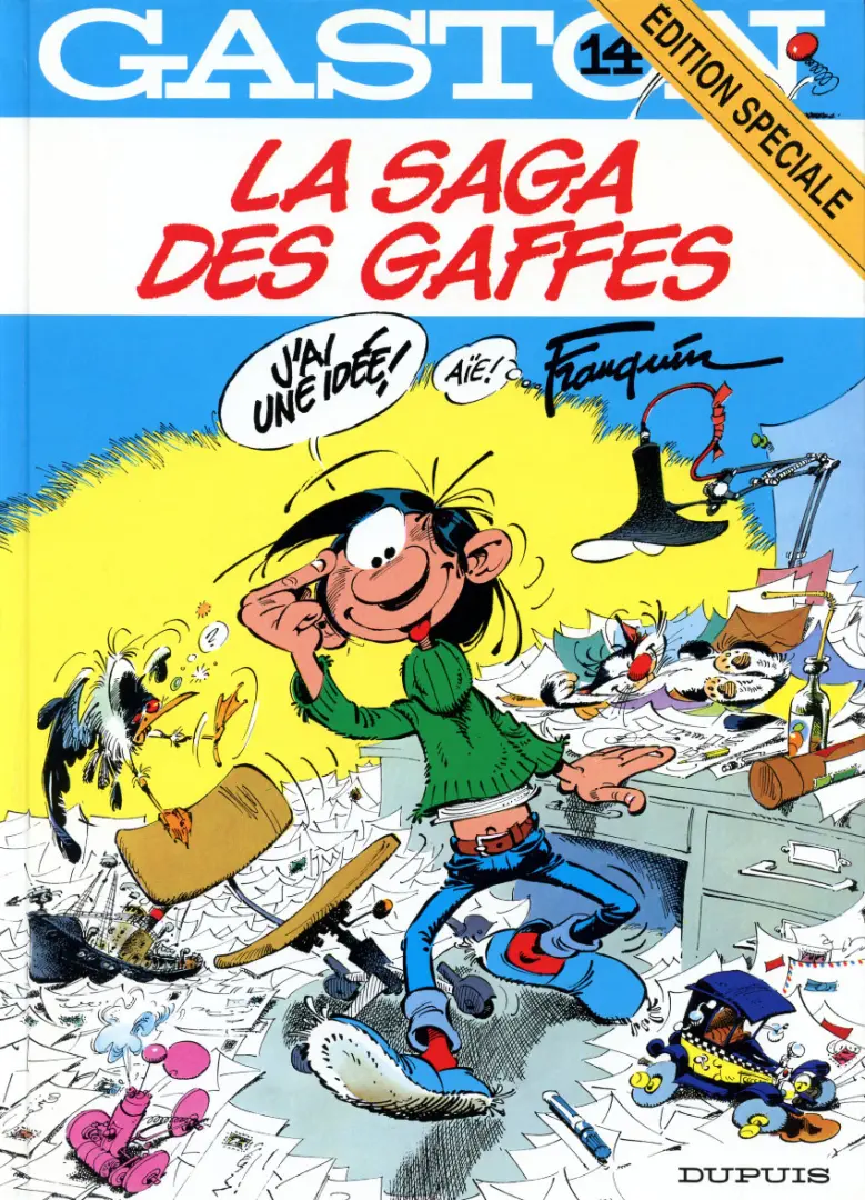 Couverture de l'album Gaston Tome 14 La saga des gaffes