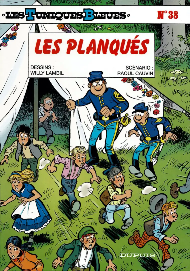 Couverture de l'album Les Tuniques Bleues Tome 38 Les planqués