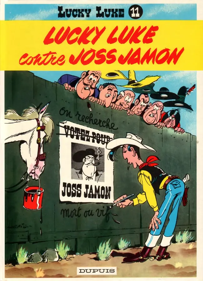 Couverture de l'album Lucky Luke Tome 11 Lucky Luke contre Joss Jamon