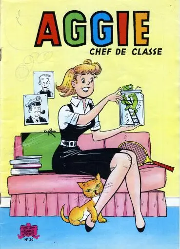 Couverture de l'album Aggie N° 20 Chef de classe