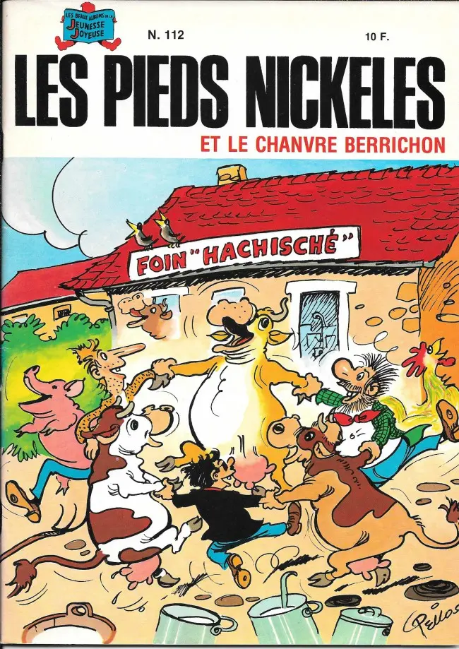 Couverture de l'album Les Pieds Nickelés Tome 112 Les Pieds Nickelés et le chanvre berrichon
