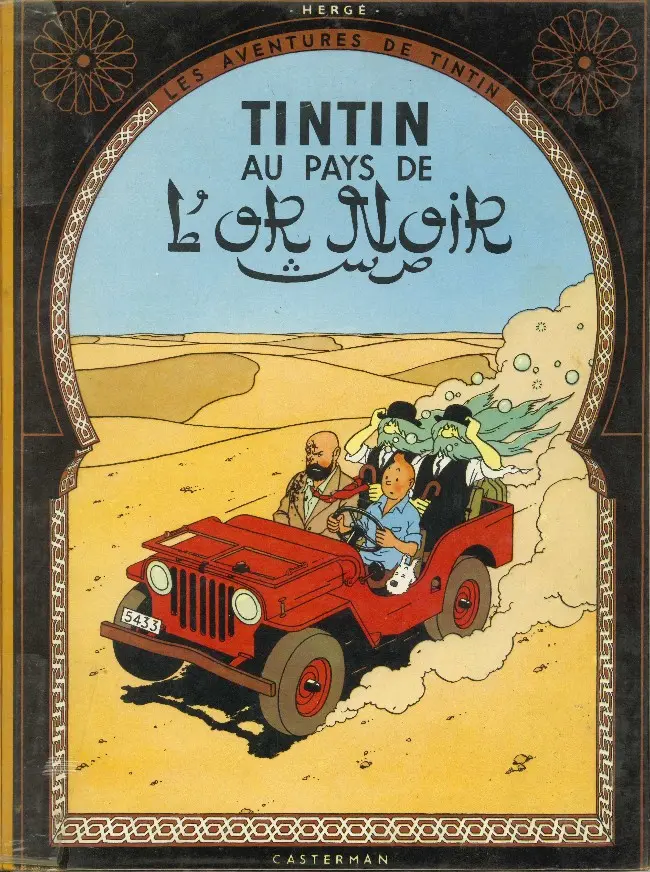 Couverture de l'album Tintin Tome 15 Tintin au pays de l'or noir