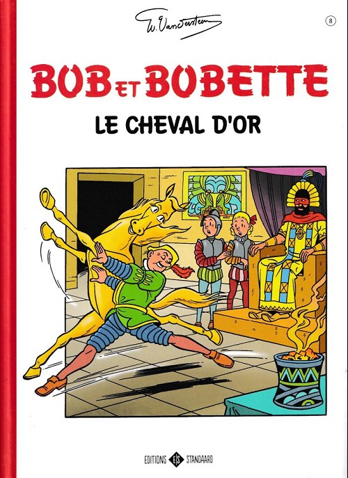 Couverture de l'album Bob et Bobette 8 Le cheval d'or
