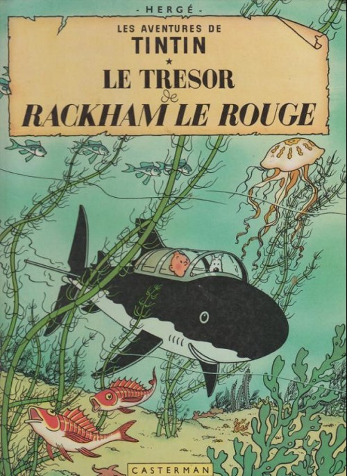 Couverture de l'album Tintin Tome 12 Le Trésor de Rackham le Rouge