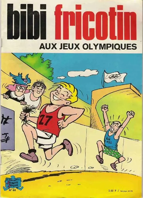 Couverture de l'album Bibi Fricotin 2e Série - Societé Parisienne d'Edition Tome 68 Bibi Fricotin aux Jeux Olympiques