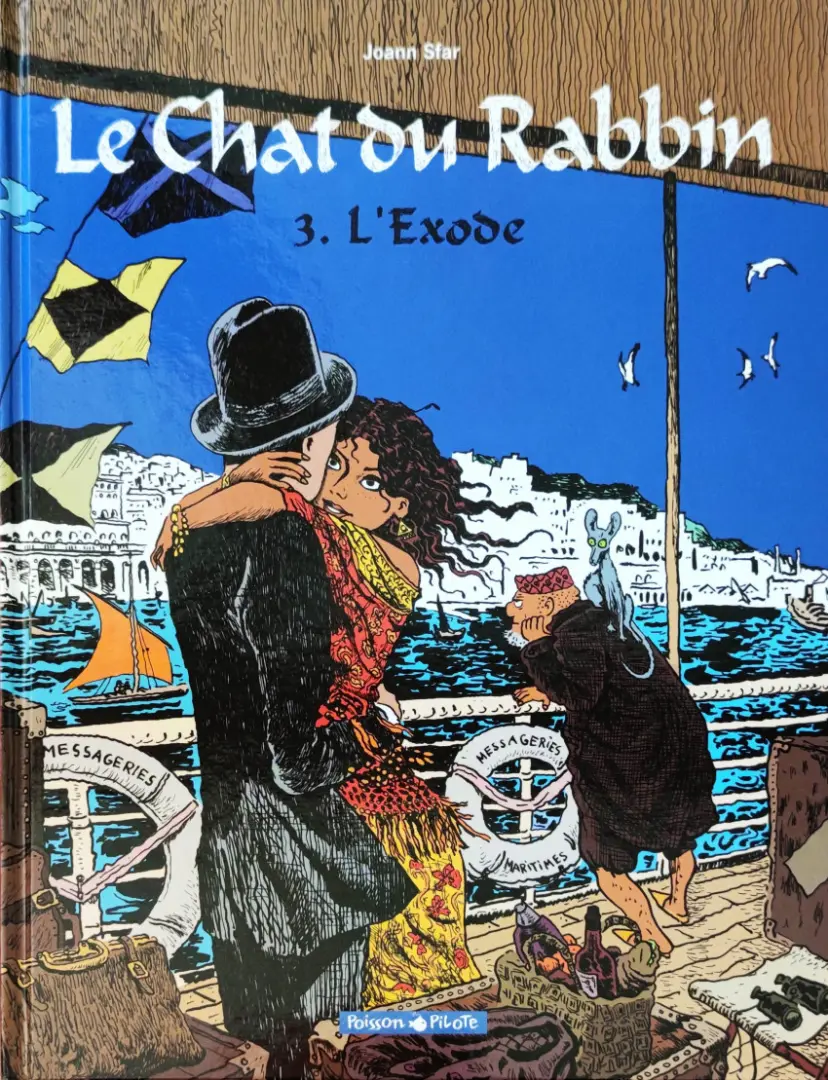 Couverture de l'album Le Chat du Rabbin Tome 3 L'exode