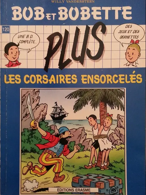 Couverture de l'album Bob et Bobette Tome 120 Les corsaires ensorcelés