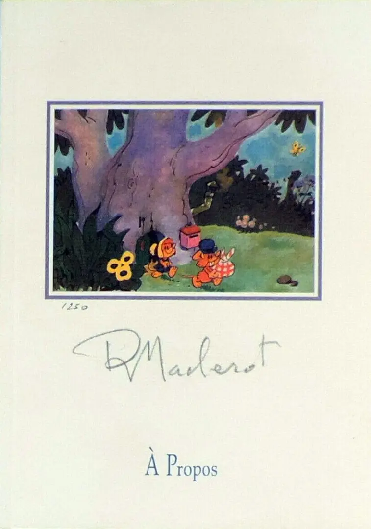 Couverture de l'album À Propos Tome 16 À Propos de Raymond Macherot