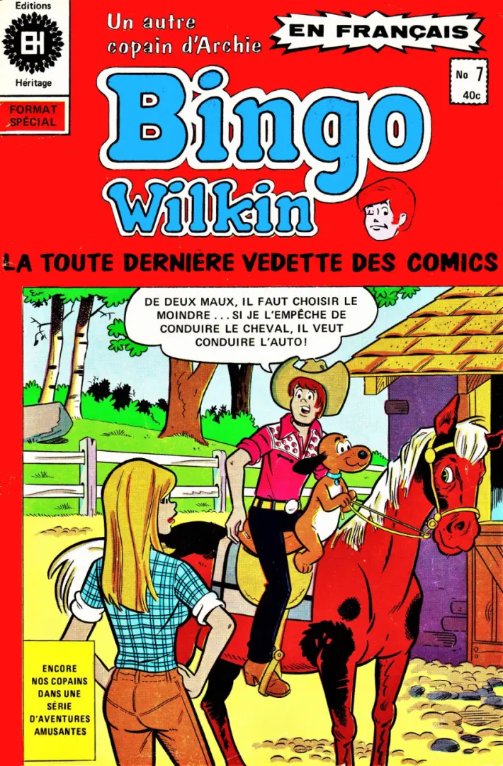 Couverture de l'album Bingo Wilkin Tome 7 Un léger contretemps