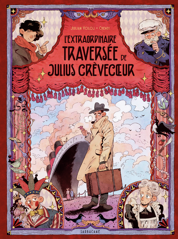 Couverture de l'album L'extraordinaire traversée de Julius Crèvecoeur