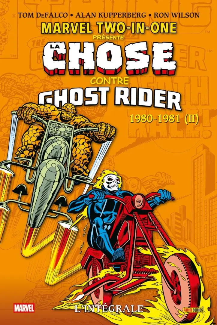 Couverture de l'album Marvel Two-in-One - L'intégrale Tome 7 La Chose contre Ghost Rider - 1980-1981 (II)