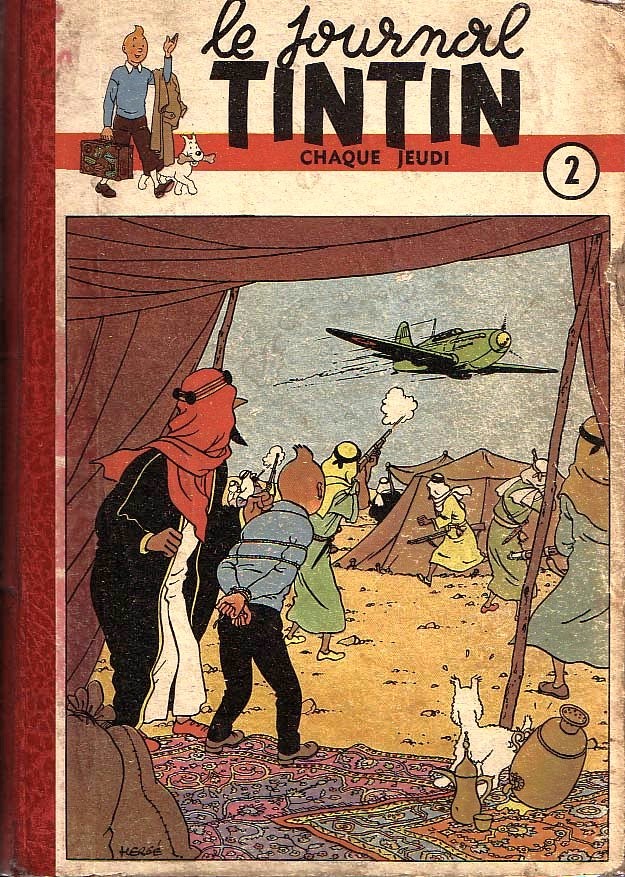 Couverture de l'album Tintin Tome 2 Tintin album du journal (n° 18 à 34)