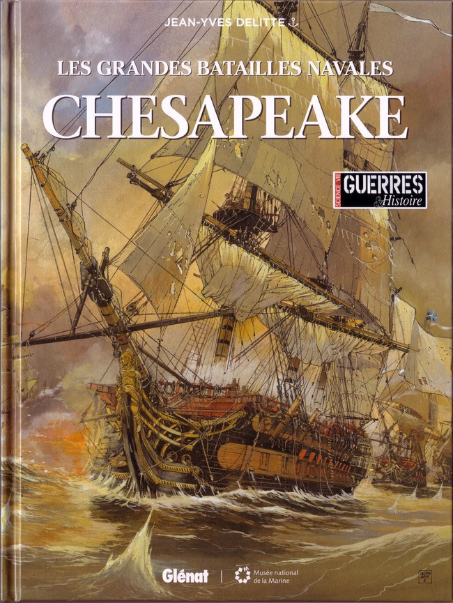 Couverture de l'album Les grandes batailles navales Tome 3 Chesapeake