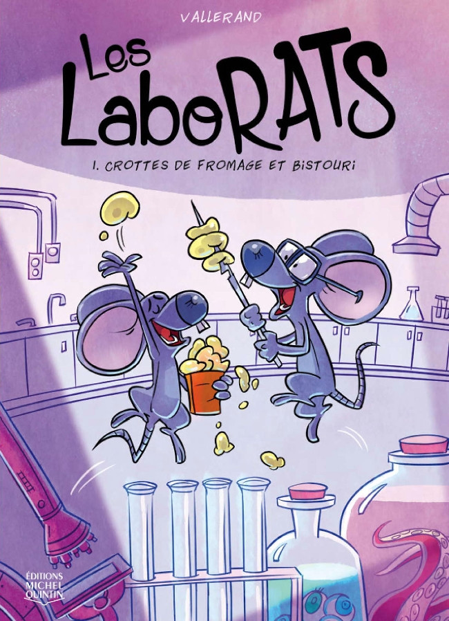 Couverture de l'album Les LaboRats Tome 1 Crottes de fromage et bistouri