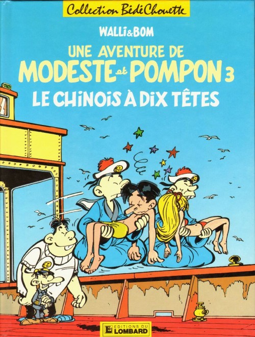 Couverture de l'album Modeste et Pompon Tome 3 Le chinois à dix têtes