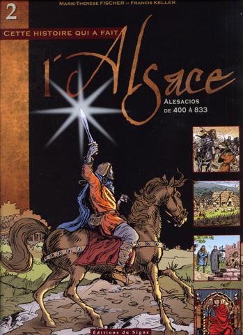 Couverture de l'album L'Alsace Tome 2 Alesacios de 400 à 833