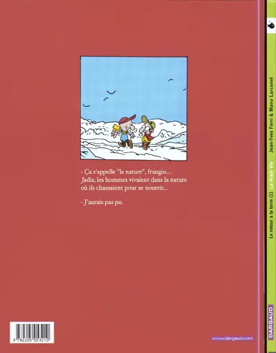 Verso de l'album Le Retour à la terre Tome 1 La vraie vie