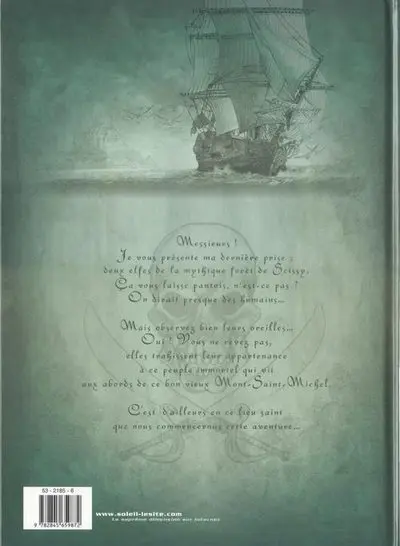 Verso de l'album Le Sang du dragon Tome 1 Au-delà des brumes