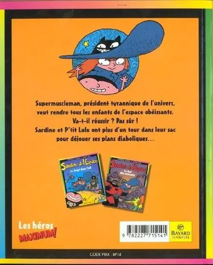 Verso de l'album Sardine de l'espace Tome 2 Le bar des ennemis