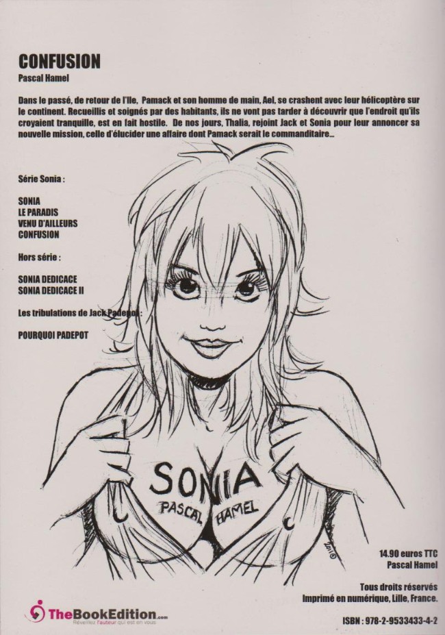 Verso de l'album Sonia 4 Confusion