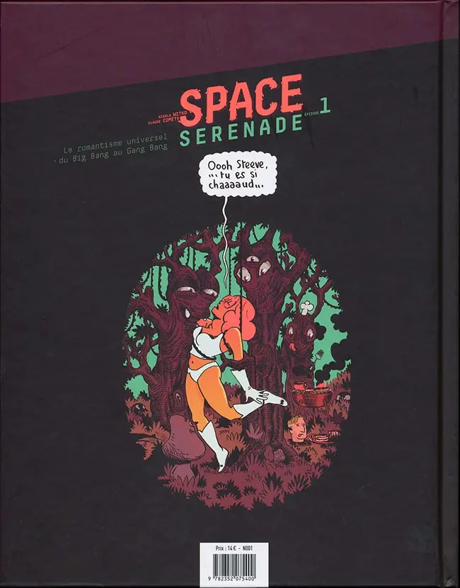 Verso de l'album Space Sérénade Épisode 1