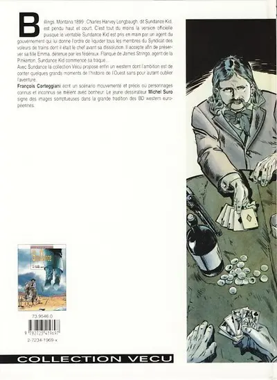 Verso de l'album Sundance Tome 1 Le Jeu de l'homme mort