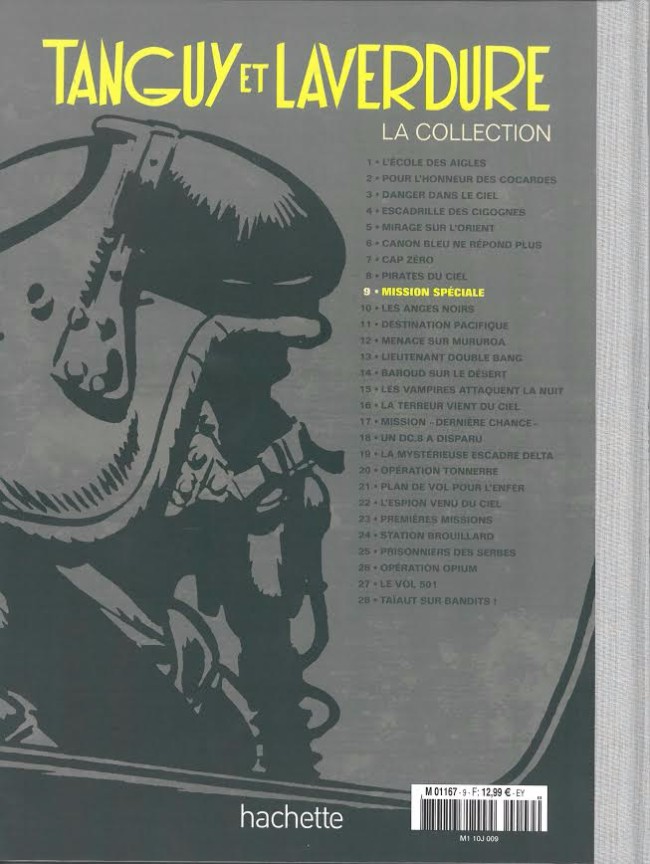 Verso de l'album Tanguy et Laverdure - La Collection Tome 9 Mission spéciale
