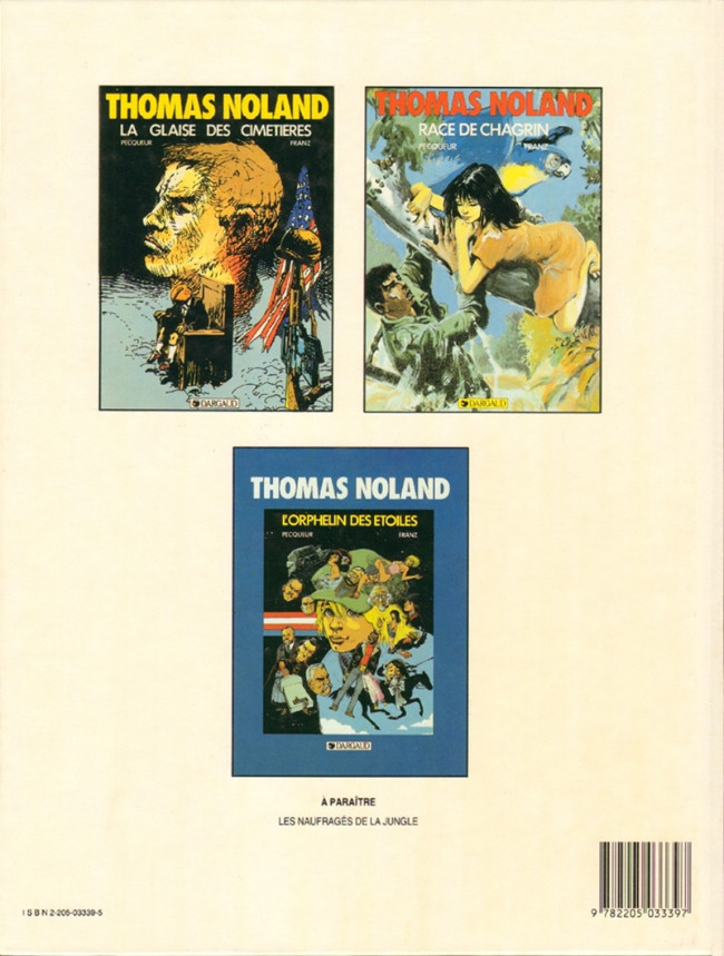 Verso de l'album Thomas Noland Tome 3 L'orphelin des étoiles