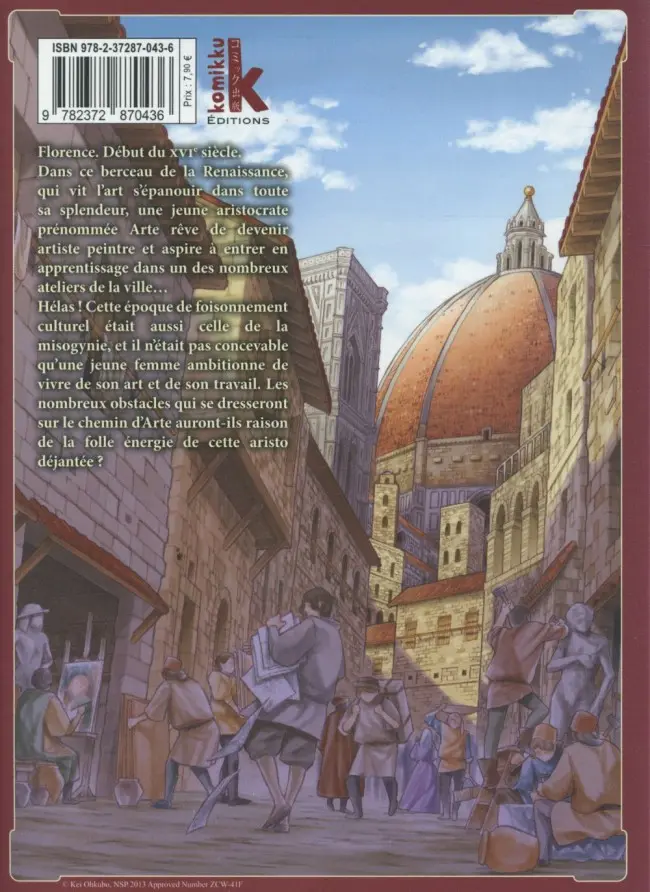 Verso de l'album Arte 1