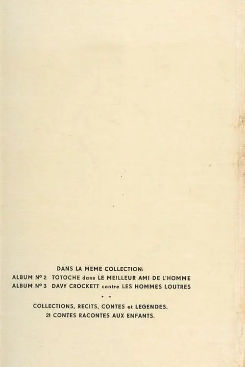Verso de l'album Arthur le fantôme justicier Vaillant Pistoles en stock