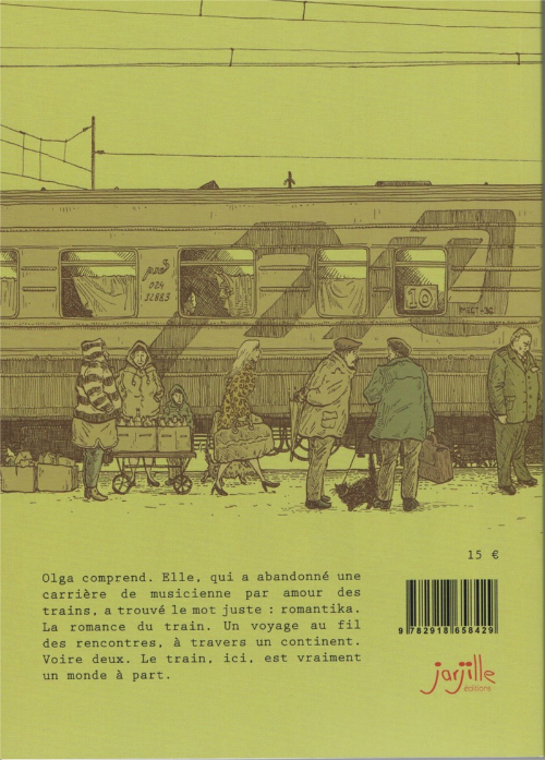 Verso de l'album Un voyage en Transsibérien