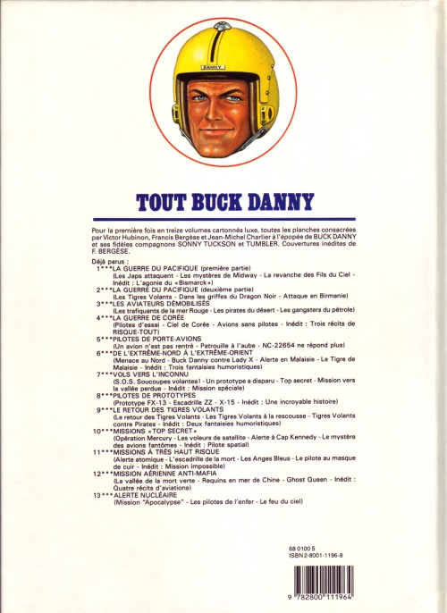 Verso de l'album Tout Buck Danny Tome 6 De l'Extrême-Nord à l'Extrême-Orient