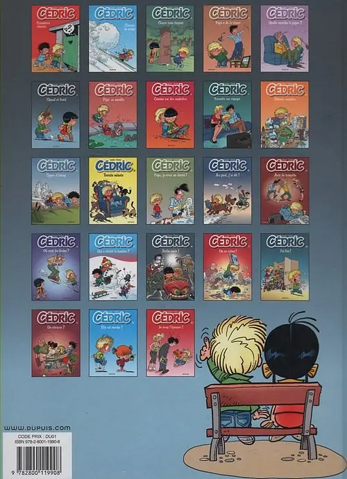 Verso de l'album Cédric Tome 6 Chaud et froid
