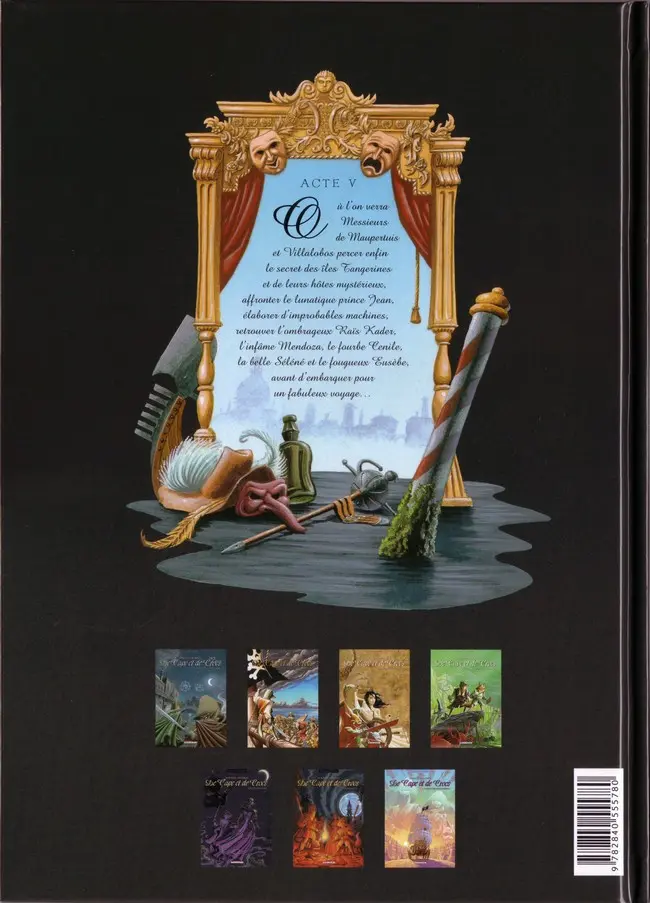 Verso de l'album De Cape et de Crocs Tome 5 Jean Sans Lune