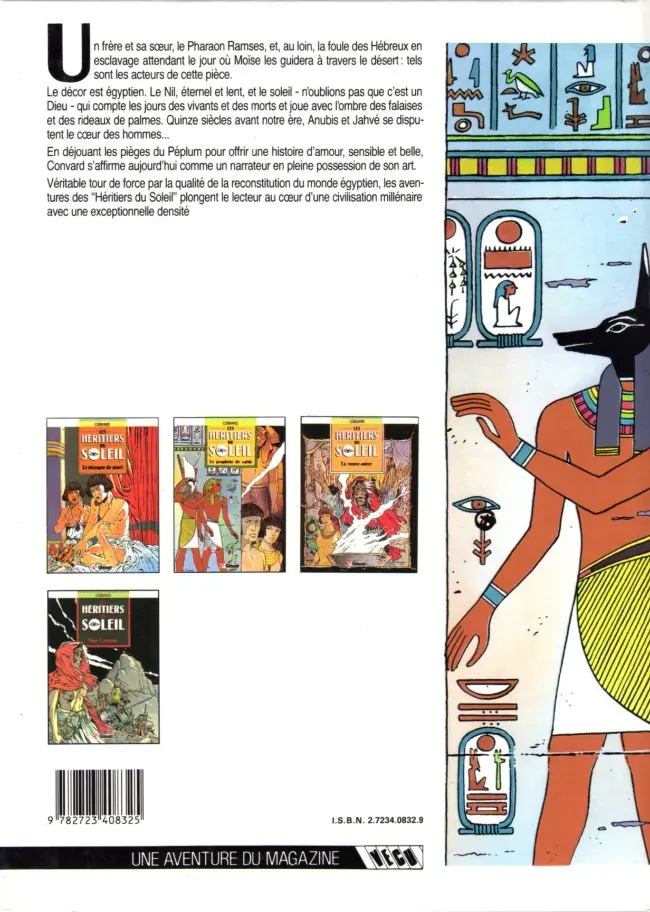Verso de l'album Les Héritiers du soleil Tome 2 Le prophète de sable