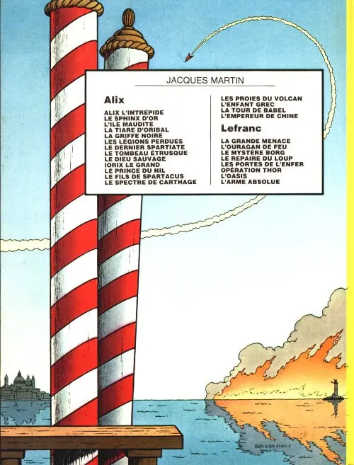 Verso de l'album Lefranc Tome 3 Le mystère Borg