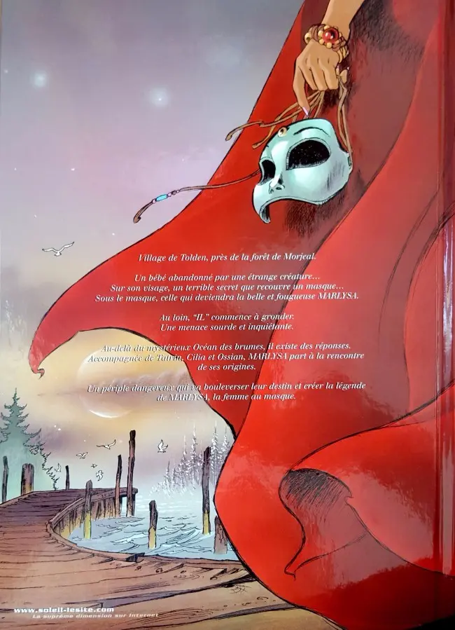 Verso de l'album Marlysa Tome 1 Le masque